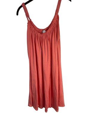 Venus sleeveless shirt elastic straps flowy poly blend pink XL READ